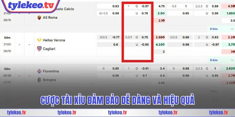 Cược Tài Xỉu đảm bảo dễ dàng và hiệu quả